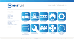Desktop Screenshot of producten.begetube.com
